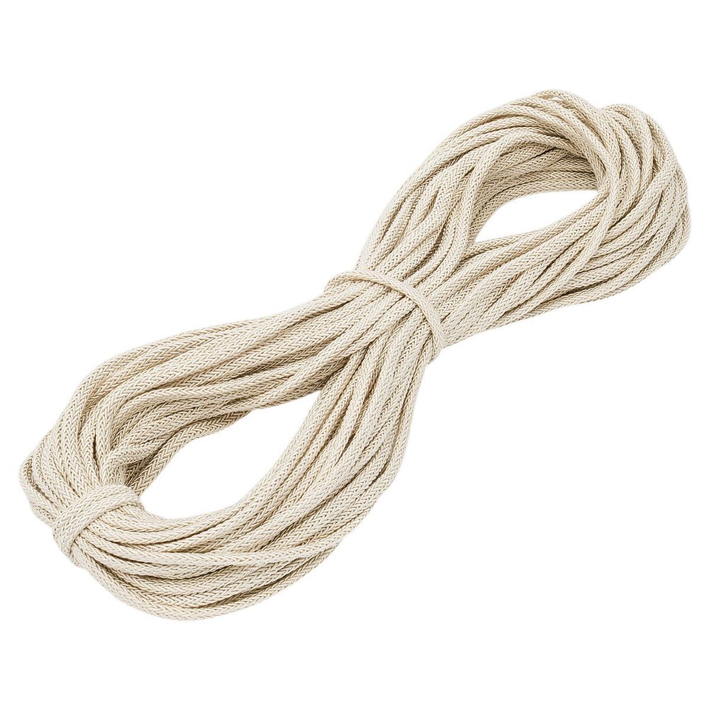 Шнур круглый п/э плетеный 6 мм / 25 метров, желтый, 3AR3286