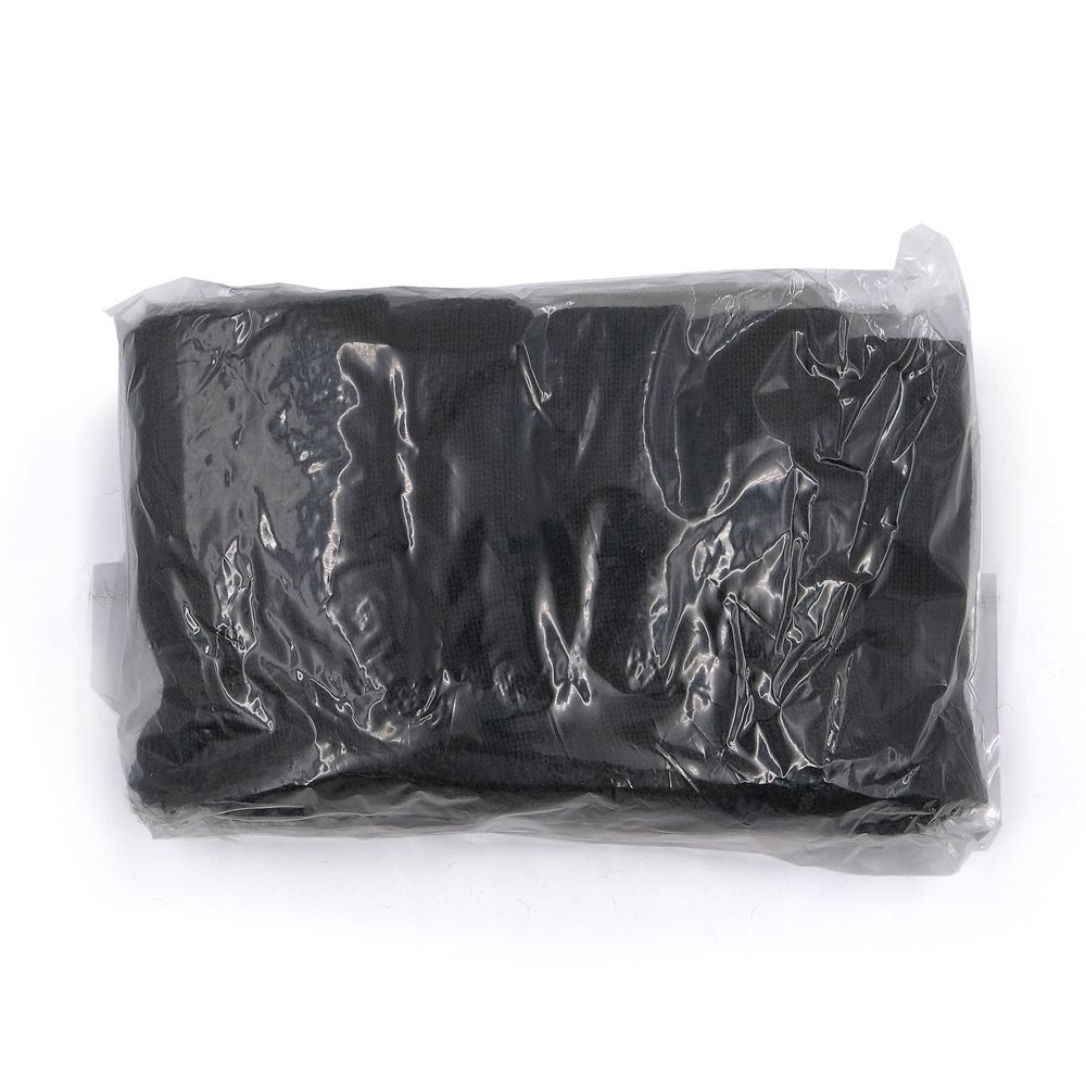 Манжеты трикотажные 7.0х9.0 см, 5 пар, тонкие 14кл. 1х1, 004 черный