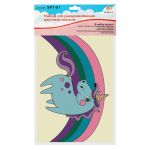 Набор для раскрашивания цветным песком 16.5х23 см, №10 Единорог, Hobbius SPT-01