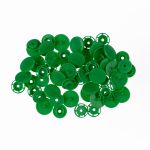 Кнопка рубашечная установочная пластик ⌀15 мм, 15 шт, 008 зеленый, Micron POM-15