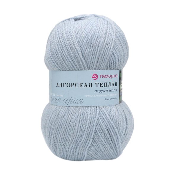 Пряжа Пехорка Ангорская теплая / уп.5 мот. по 100 г, 480 м, 71 талая вода