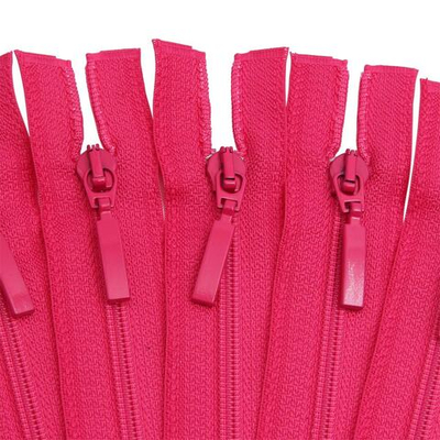 Молния спираль (витая) Arta Т5 (5 мм) 1 зам., разъем., 70 см, цв. 383 малина, уп.5 шт