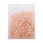 Пуговицы на 2 прокола 18L (11мм), пластик (col.61 светло-персиковый), CR-K18M, 144 шт