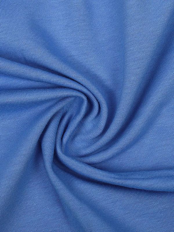 Футер 2-нитка петля поликоттон стрейч 220 г/м², 160 см / 3 метра, ФУТ2Х.TBY.ХЛ-ПЭ.S144.3, цв.S144 голубой