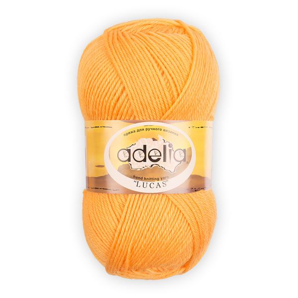 Пряжа Adelia Lucas / уп.5 мот. по 100г, 218м, 03 яр.желтый