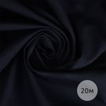 Льняная ткань 200 г/м², 140 см / 20 метров, TBY.Li.1009.56, цв.56 т.синий