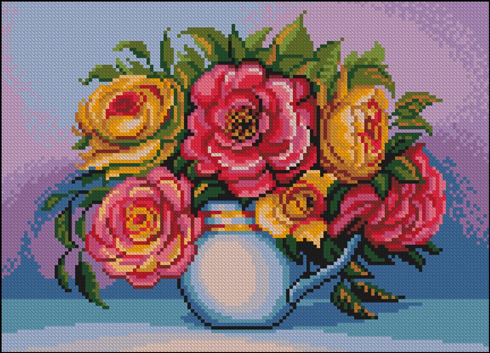 Алмазная (кристальная) мозаика Алмазное хобби, Аромат весны, 30х40