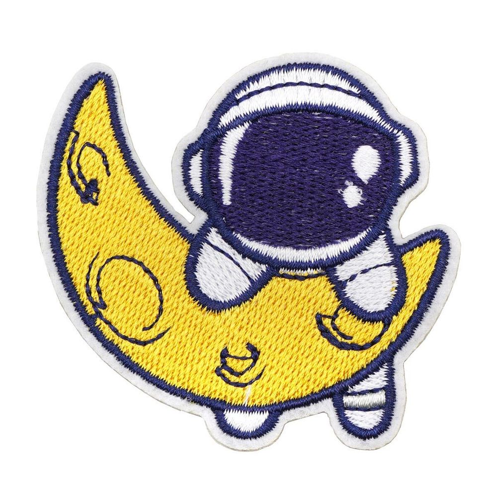 Термоаппликация Космонавт на луне, 6х6см, Hobby&amp;Pro