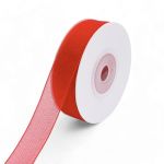 Лента капроновая (органза) 15.0 мм / 22.86±1 метра, 26 красный