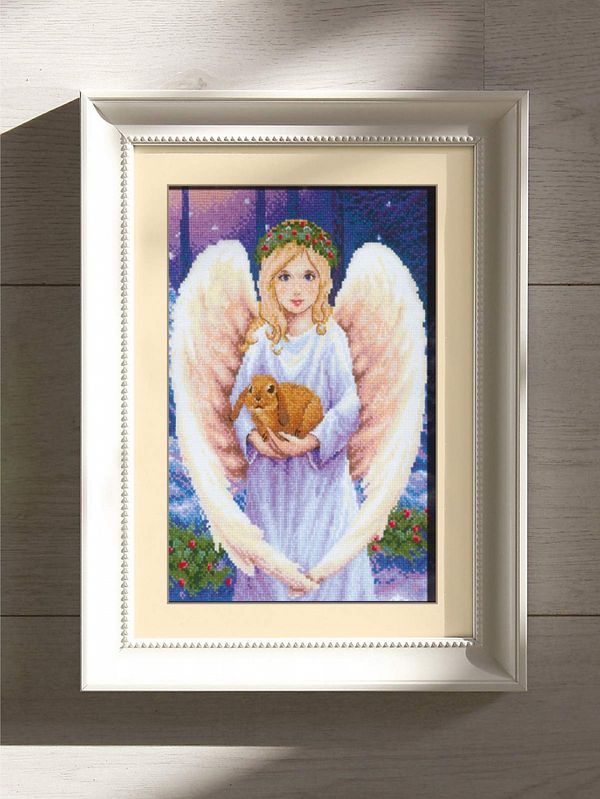 Набор для вышивания нитками Риолис, Светлый ангел 24х30 см