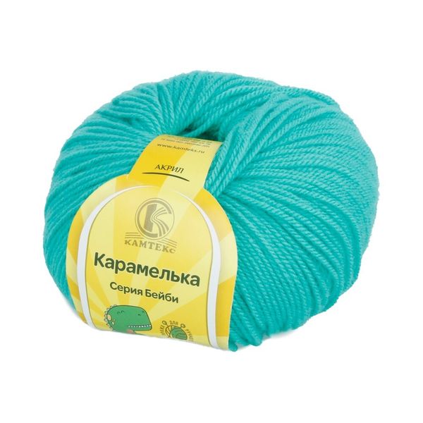 Пряжа Камтекс Карамелька / уп.10 мот. по 50 г, 175 м, цв.079 ярк.мята