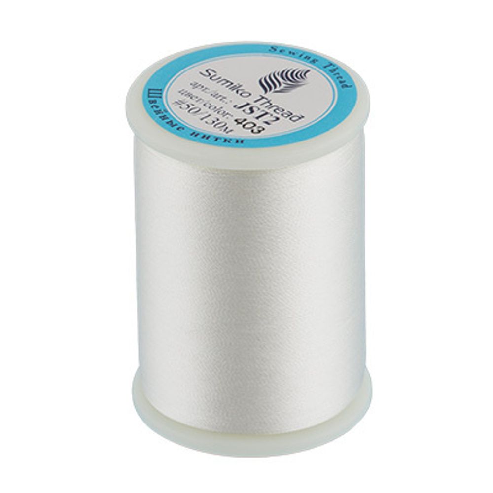 Нитки вышивальные SumikoThread 130 м, №403 молочный