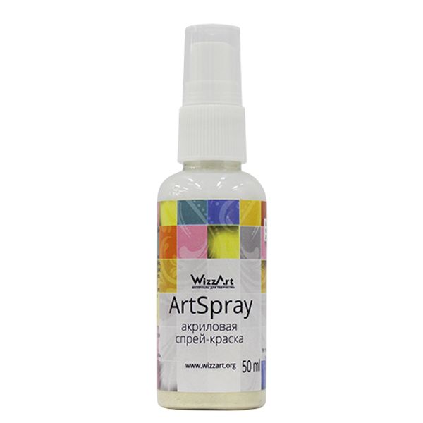 Краска-спрей ArtSpray, Хамелеон, желтый/Перламутровый 50мл, WizzArt