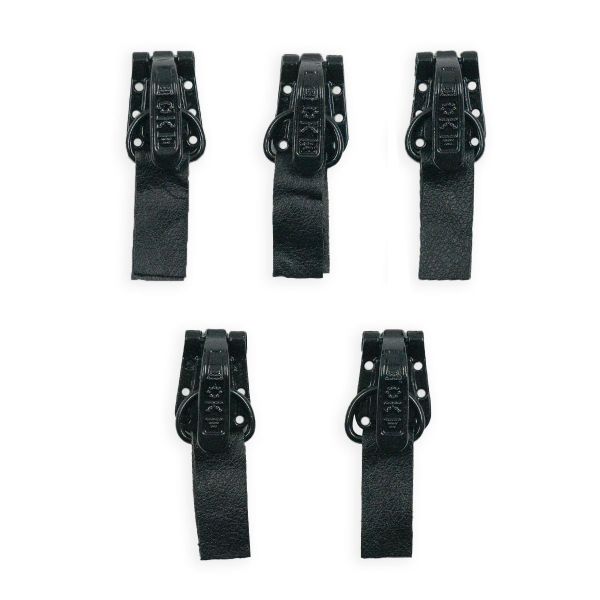 Крючок шубный PQ 45 мм, черный, PQ5201, 100 шт