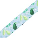 Лента репсовая (в рубчик) Авокадо 25 мм, 22.86 м