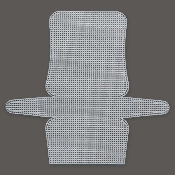 Канва пластиковая 36х34 см, 5 шт в упак., 100% полиэтилен, сумка, Gamma KPL-13