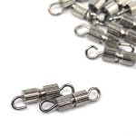 Замок винтовой для бус арт.MH.11191-3 цв.черный никель 8х3мм уп.50 шт