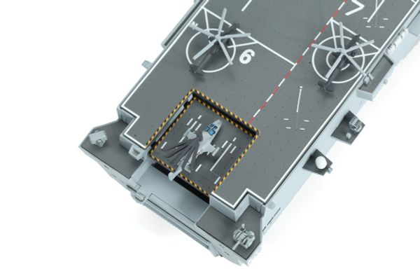 Модель сборная: авианосец, PLA Navy Hainan 1/700, Meng PS-007