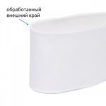 Подвяз (довяз) трикотажный 6.0х80 см, TBY.73099, 100% п/э, цв.белый, уп.5 шт