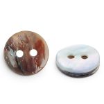 Пуговицы 2 прокола ракушка 16L (9мм) (Blue1 (синий1)), 50 шт