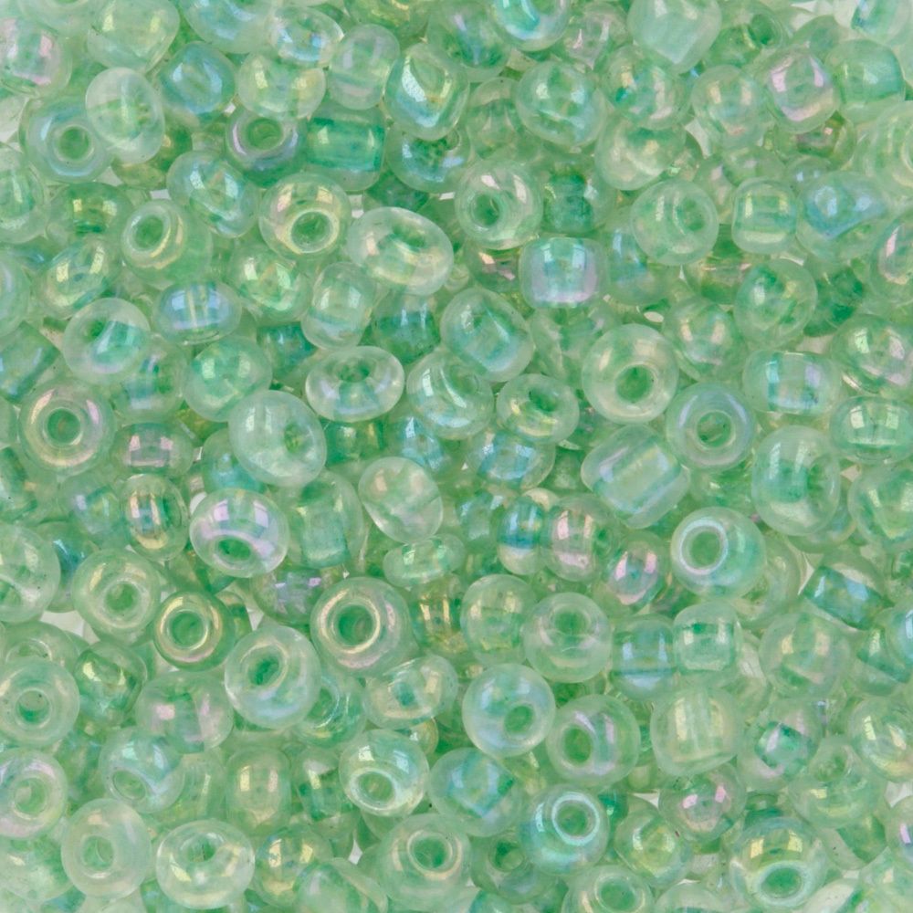 Бисер Zlatka 11/0 (2.1 мм), 100 г (10х10 г), №0216 изумрудный, GR
