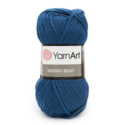 Пряжа YarnArt (ЯрнАрт) Merino Bulky / уп.5 мот. по 100 г, 100м, 551 василек