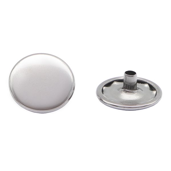 Кнопка Альфа (S-образная) ⌀12.5 мм, ≈1440 шт, №54, СТАЛЬ, чер.никель, NEW STAR