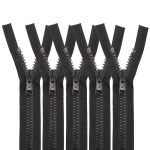 Молния трактор Arta Т8 (8 мм) 1 зам., разъем., 80 см, 077 черный, уп. 5 шт