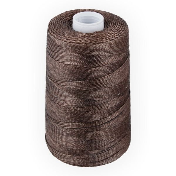 Нитки вощеные 375К 100% полиамид 500 м, 04 коричневый