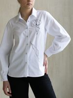 Набор для вышивания нитками Panna, Живая картина, Калла, 14х43 см