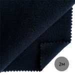 Флис 1-сторонний 130 г/м², 150 см / 2 метра, TBY-0085-058.130.2, цв.S058 тем.синий