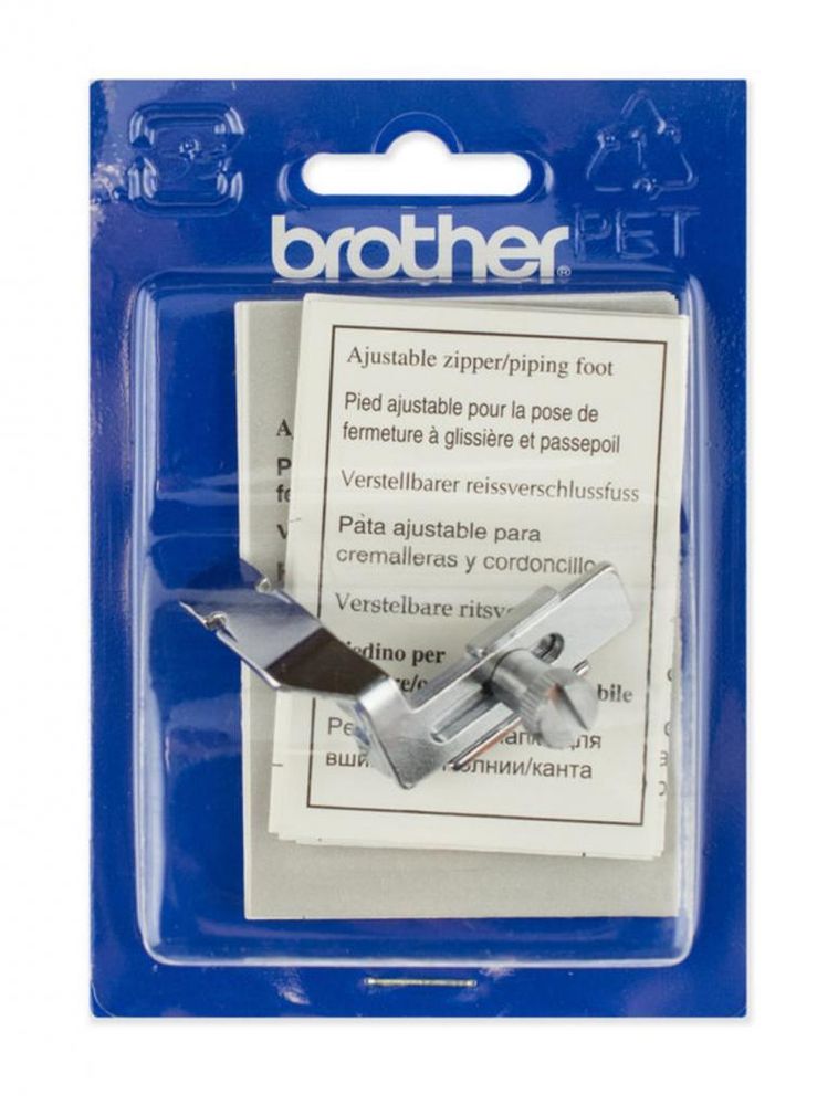 Лапка для швейной машины F036 для вшивания молнии Brother, XC1970052, Brother, 1 шт