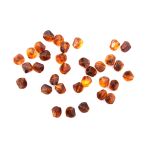 Бусины пластик 9х8 мм, 2273 "Янтарь", 20 г, Астра