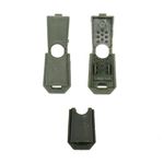 Наконечник для шнура пластик 13х9 мм, ПП, 471 хаки, 100 шт