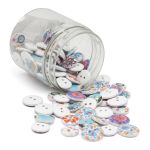 Украшения декоративные пуговицы деревянные Ассорти №9, 15-18 мм, 100 шт