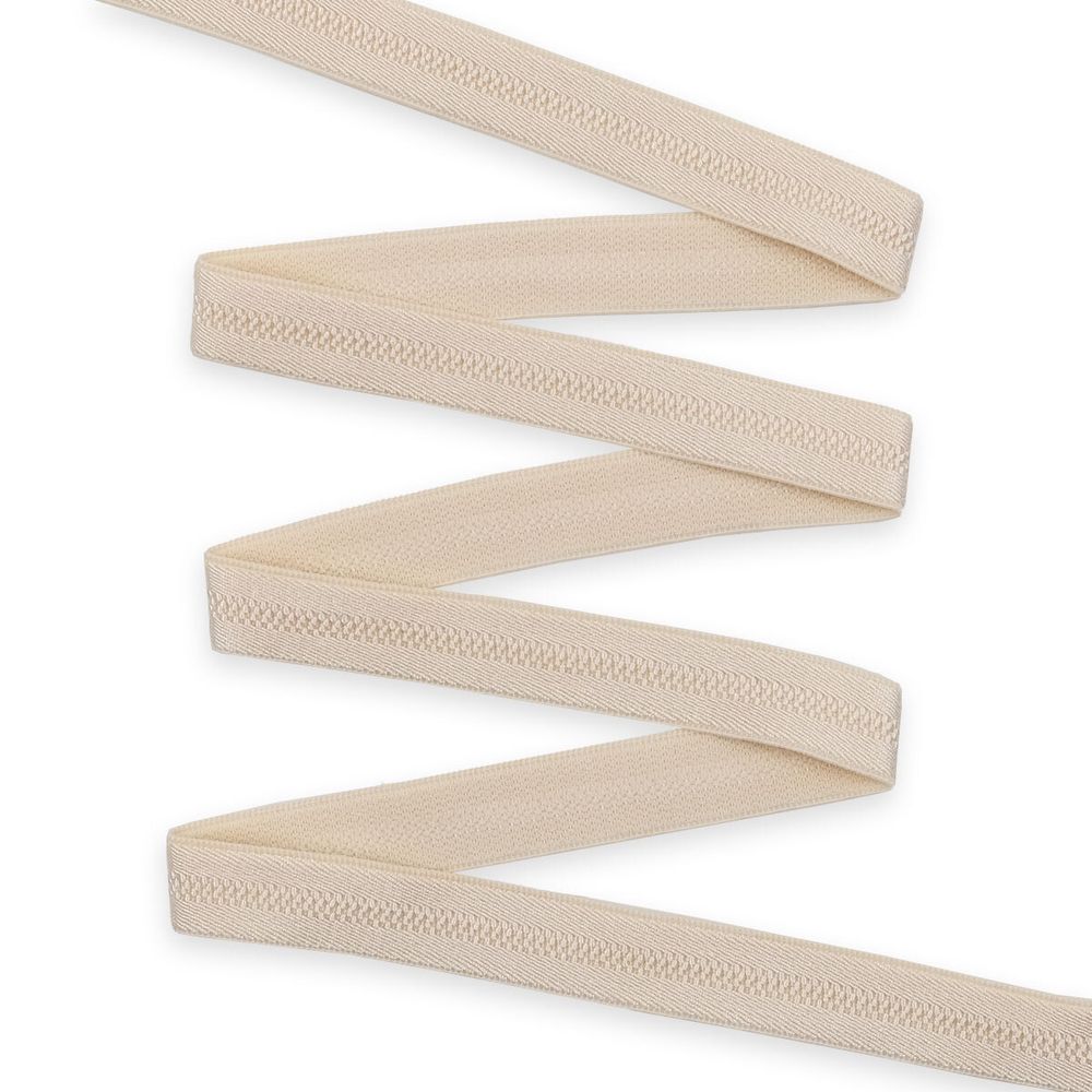 Резинка бельевая (бретелечная) 12.0 мм / 50 метров, бежевый, (ML207.012)