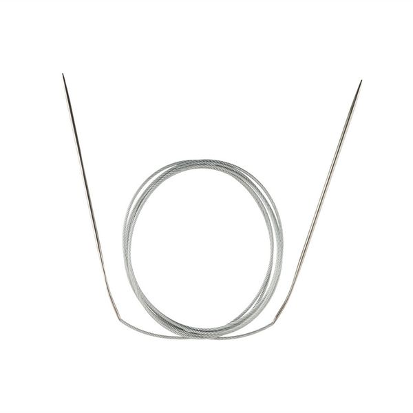 Спицы круговые металл ⌀2,0 мм, 200 см, с металлической леской, Gamma MKX