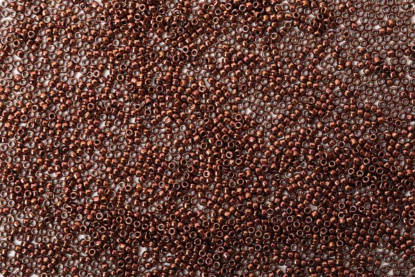 Бисер Toho 15/0 круглый 1.5 мм, 25 г (5х5 г), 0222 под медь