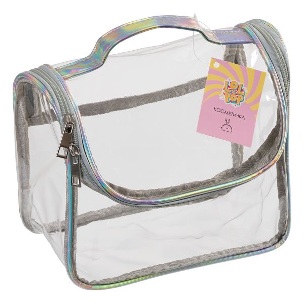 Косметичка 23х19х12 см, серый, Lol&Pop LLP-301