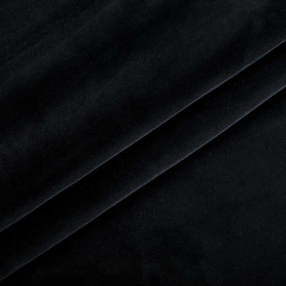 Микровелюр 312±5 г/м², 150х160±2 см, №004 чёрный, Gamma MCVN