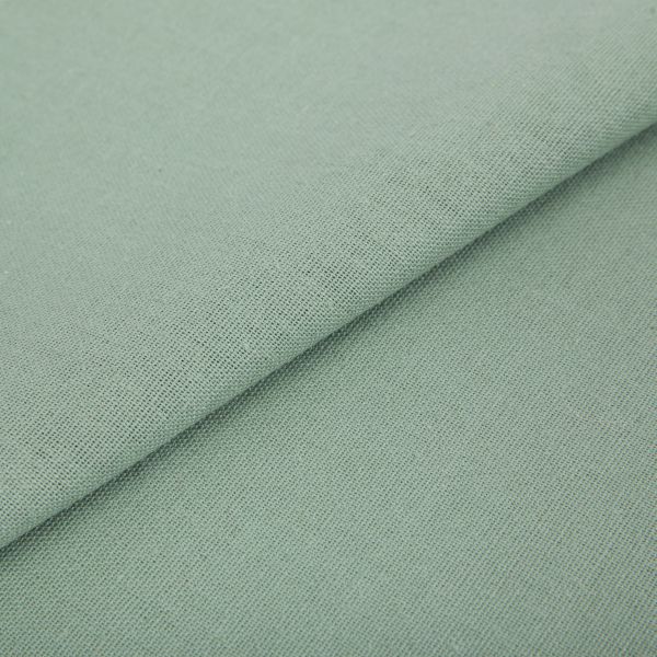 Льняная ткань 175±5 г/м², 150х140 см, №190 серый ментол, Gamma 3070N