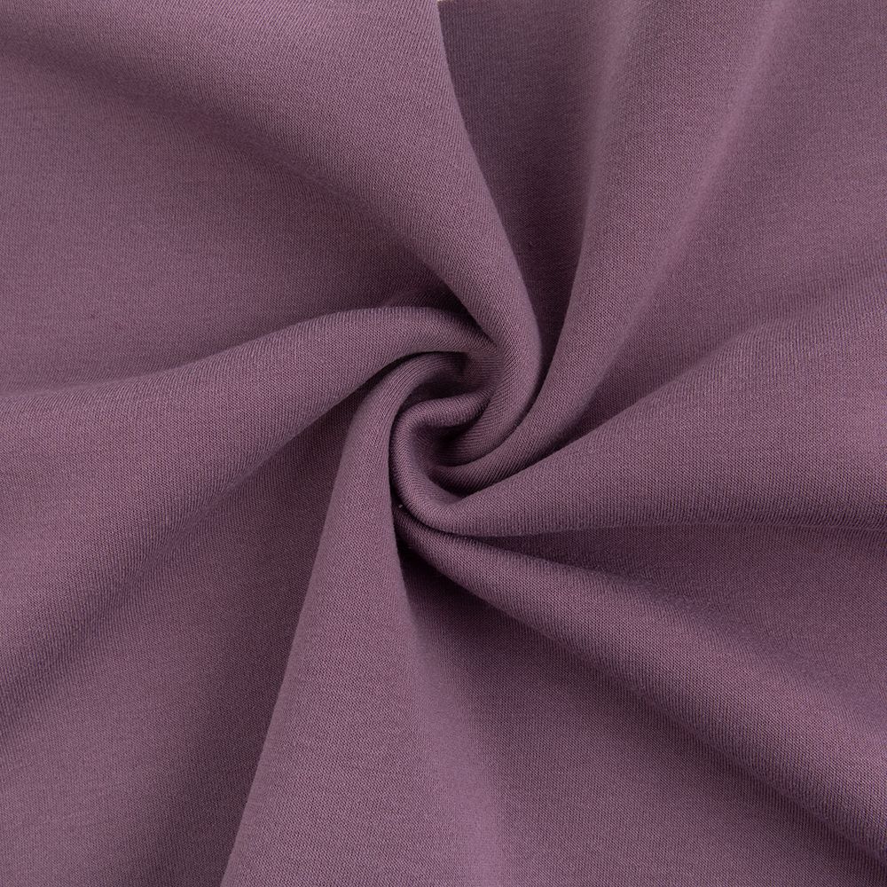 Футер 2-нитка с начесом 275 г/м², 150х180±5 см, баклажан/eggplant, Gamma DBKTN