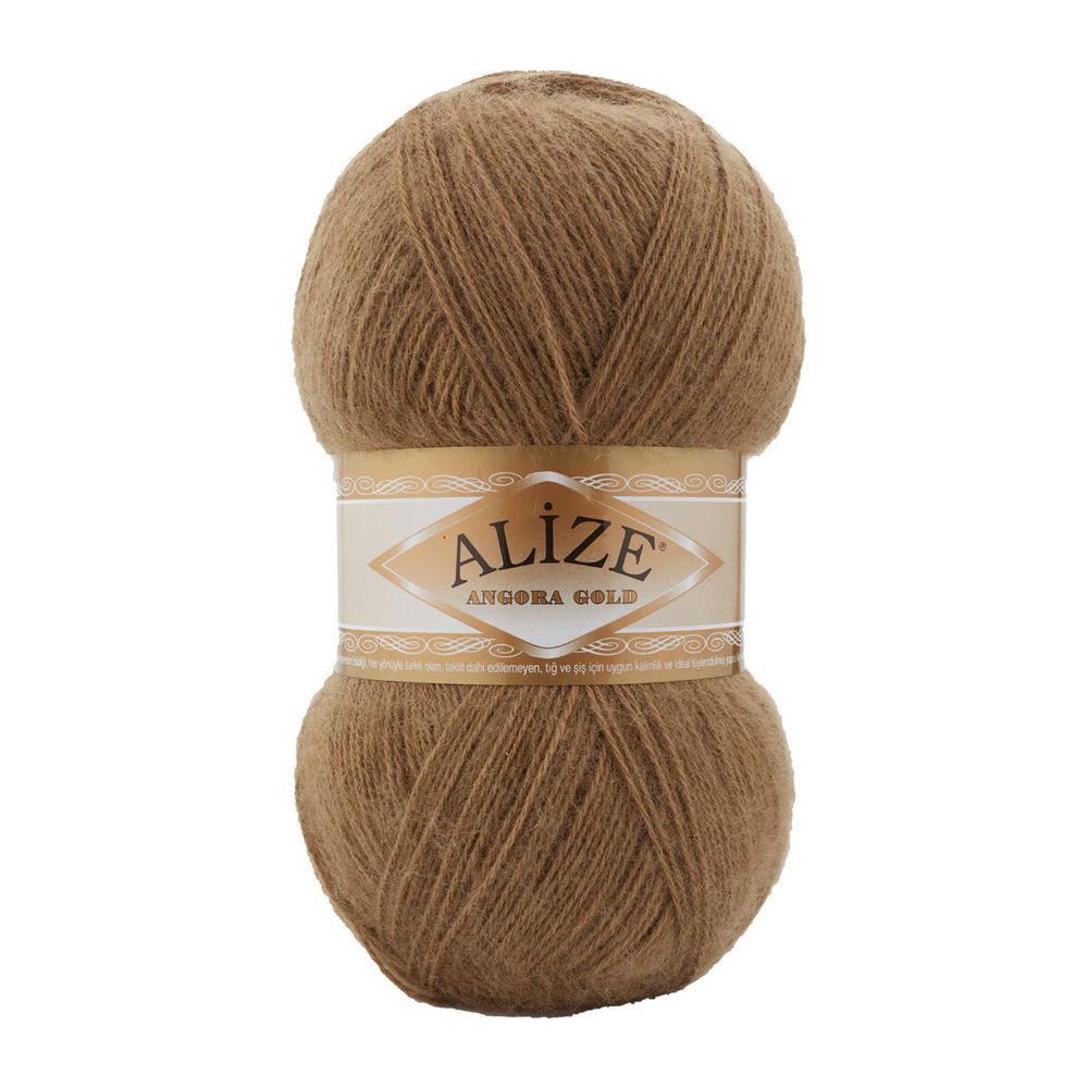 Пряжа Alize (Ализе) Angora Gold / уп.5 мот. по 100 г, 550 м, 466 тёмно-бежевый