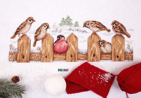 Набор для вышивания нитками Panna, Чужой среди своих, 39х15 см