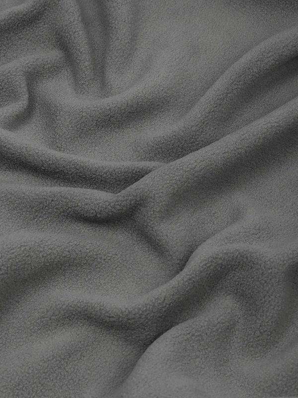 Флис 2-сторонний 240 г/м², 150 см / 10 метров, TBY-0240-S307 цв.S307 серый