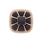 Пуговицы на ножке 36L=23 мм, металл, GD.Black (золото-черный), 10 шт, MP07