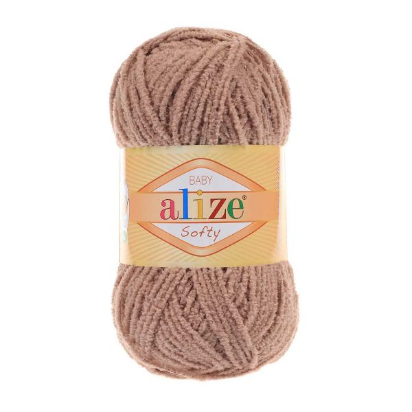 Пряжа Alize (Ализе) Softy / уп.5 мот. по 50 г, 115м, 617 бежевый A