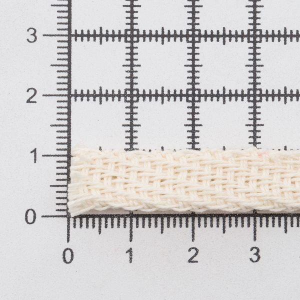 Шнур плоский плетеный х/б ⌀10.0 мм / 20 метров, 4 суровый, С3862Г17