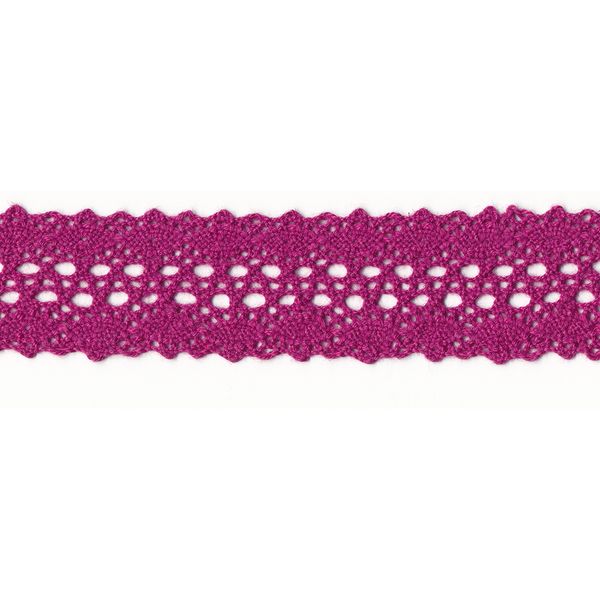 Кружево вязаное (тесьма) 27 мм / 22.8 м, 028 лиловый, Gamma HVK-10