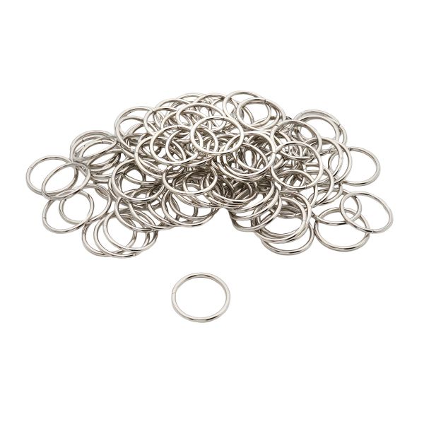 Кольцо разъемное металл in ⌀25 мм (30 мм внешн.), никель, 816B-002, 100 шт